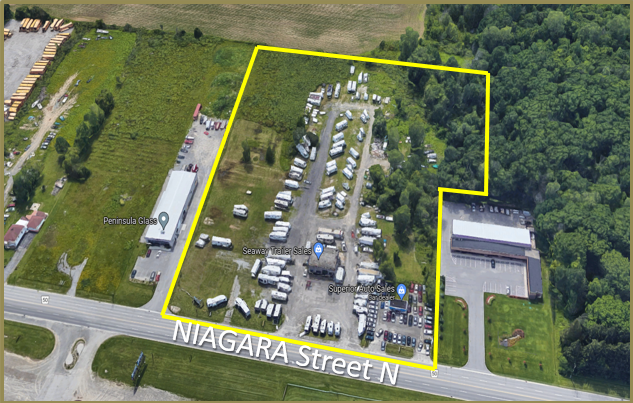 6 Acres for Sale in Niagara! IDEAL LOCATION FOR TRUCK YARD