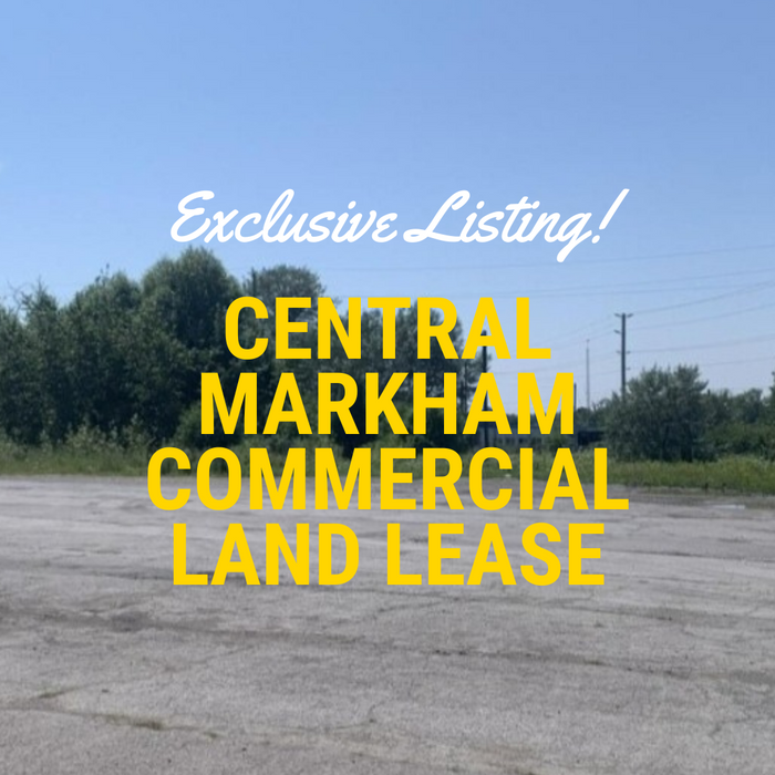 Commercial Land for Lease in Central Markham