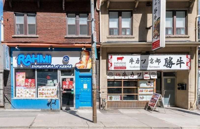 Business for sale at a busy intersection in Toronto