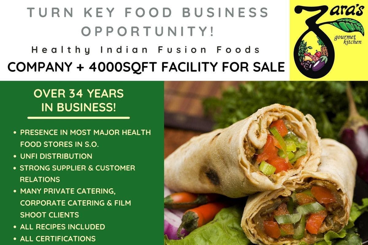 Healthy Indian Fusion Foods: Turnkey Food Business Opportunity!