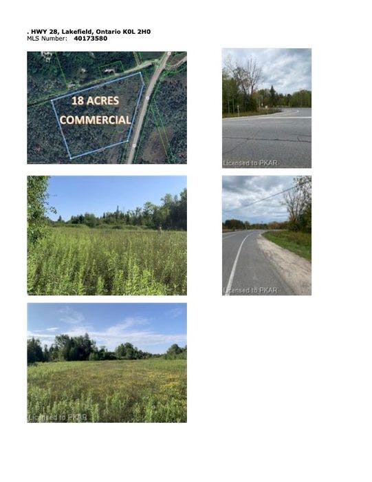 18 acre lot zoned Commercial / Industrial