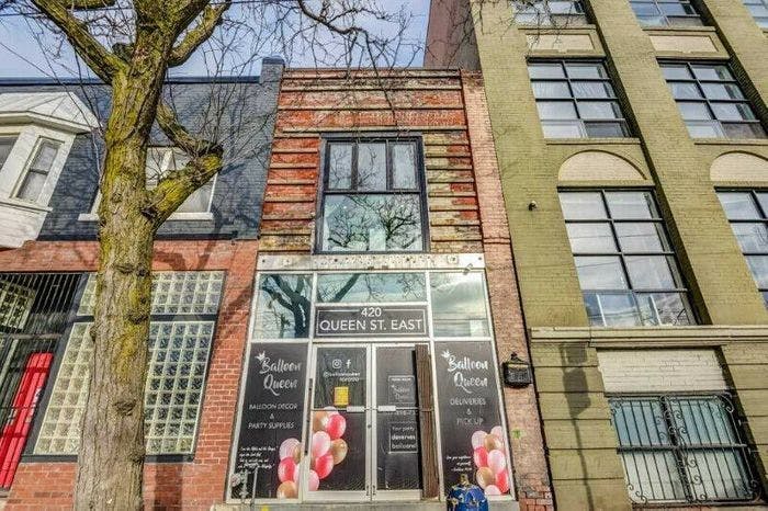 Mixed Use Commercial-Residential Building For Sale on Queen East